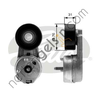 GATES GT:T38279 GERGİ KASNAĞI ŞARJ RANGE ROVER MK III 4.2-4.4 PQG500030 LAND ROVER