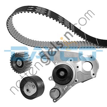 DAYCO KTBWP3390 TRIGER EKSANTRIK GERGI SETI DEVIRDAIMLI DUCATO 06> &sol; DAILY 02> &sol; JEST KARSAN J10 2.3JTD E3 E4 E5 178  FIAT BİNEK TRİGER SETİ