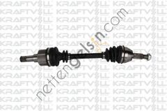 KRAFTVOLL 01010150 ON AKS KOMPLE SOL FIESTA 1.4 08>16- 25×26×53,2×603MM BOY BENZINLI OTOMATIK 4F27E  FORD BİNEK AKS MİLİ