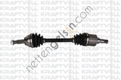 KRAFTVOLL 01010158 ON AKS SOL KOMPLE FIESTA &sol; FUSION (DIS FREZE:25 IC FREZE:23, CONTA CAPI: 52,90MM BOY:615MM)1,4TDCI &sol; 1,6TDCI  FORD BİNEK AKS MİLİ