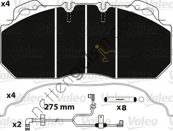 VALEO 882218 FREN BALATASI > RVI - MAGNUM PREMIUM 5001833114 RENAULT