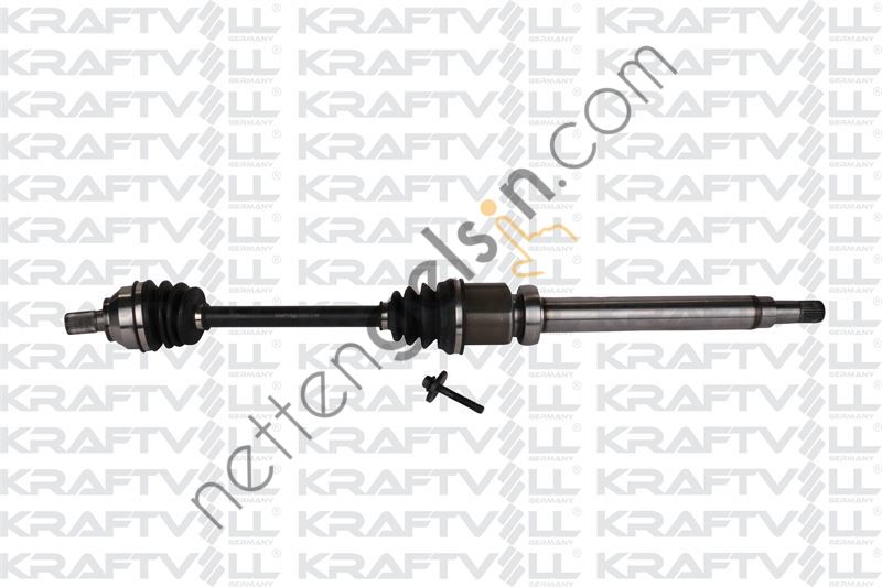 KRAFTVOLL 01010161 ON KOMPLE AKS SAG C MAX CAP 04>08 &sol; S40 II 06>12 (544) V50 06>1.8-2.0 545 C30 06> 1.8-2.0 (533) 580 UZUNLUK [MM] 55 CONTA ÇAPİ [MM 36 TEKER TARAFLİ DİS DİS 26 DİFERANSİYEL TARAFLİ DİS DİS  FORD BİNEK AKS MİLİ