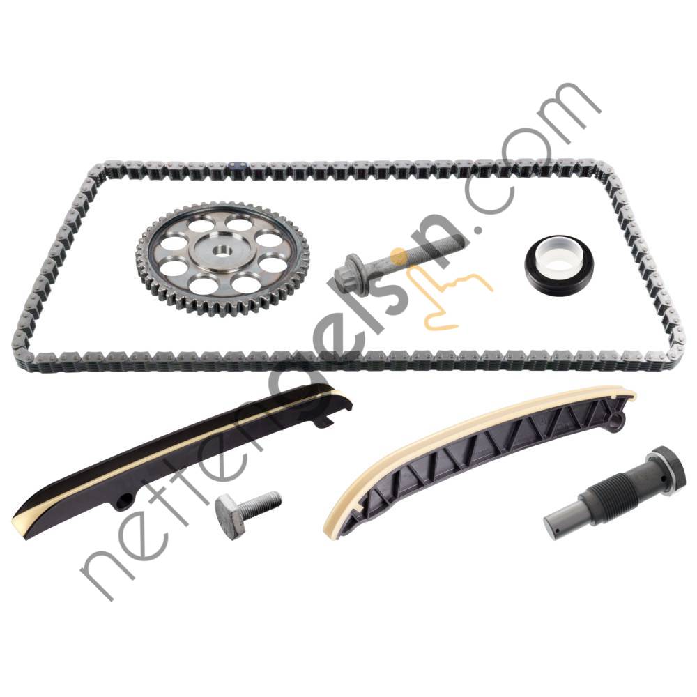 FEBI 107797 EKSANTRIK ZINCIR SETI DISLISI ILE JETTA POLO ALTEA IBIZA LEON TOLEDO OCTAVIA YETI 1.2 CBZA CBZB CBZC  VW-AUDI-SEAT-SKODA BİNEK MOTOR ZINCIR SETI