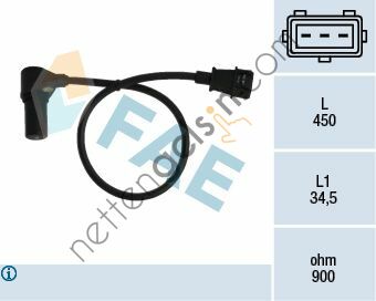 FAE FA:79074 KRANK DEVİR SENSÖRÜ AST.G-VEC.B&sol;C X20DTH-Y20DTH 6238395 OPEL