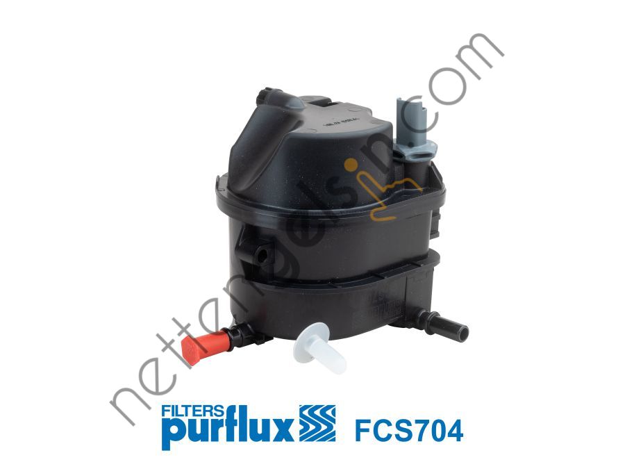 PURFLUX FCS704 MAZOT FILTRE KUTUSU P107 P206 P207 P307 C1 C2 C3 NEMO BIPPER DV4TD (1,4HDI 8V) FIESTA FUSION 1,4TDCI (MUSURLU)  PEUGEOT-CITROEN BİNEK YAKIT FİLTRE KUTUSU