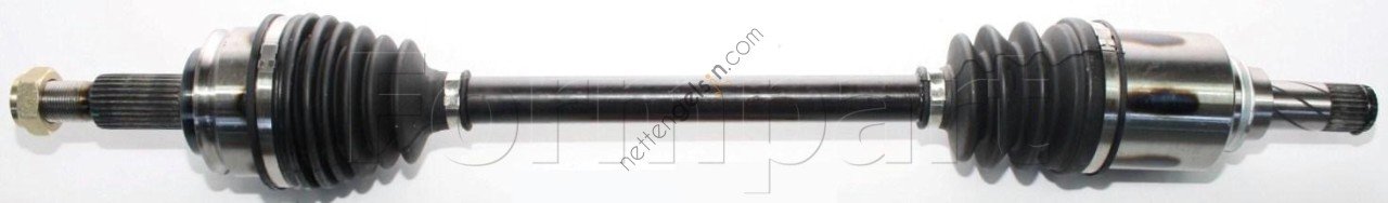 FORMPART 22380105/S AKS KOMPLE ON SOL KANGOO III 08> (DIS FREZE:27 IC FREZE:26 UZUNLUK:675)  RENAULT BİNEK AKS MİLİ