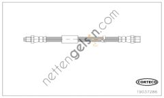 CORTECO 19037286 FREN HORTUMU ARKA F-01/02 350 mm 34326789263 BMW