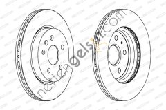 FERODO DDF1805C ARKA FREN DISKI HAVALI INSIGNIA SPORT TOURER 1,6 / 1,6T / 1,8 / 2,0CDTI 07 / 08> 569062 (BOSCH 0986479514 EŞDEĞERİ) OPEL BİNEK FREN DISKI ARKA