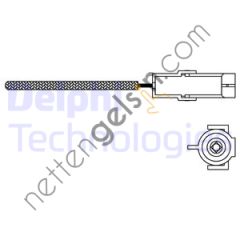 DELPHI ES10966-12B1 LAMBDA SENSORU LANOS-NUBIRA I-ASTRA F/G-CORSA A/B-VECTRA A/B  OPEL BİNEK OKSİJEN SENSÖRÜ