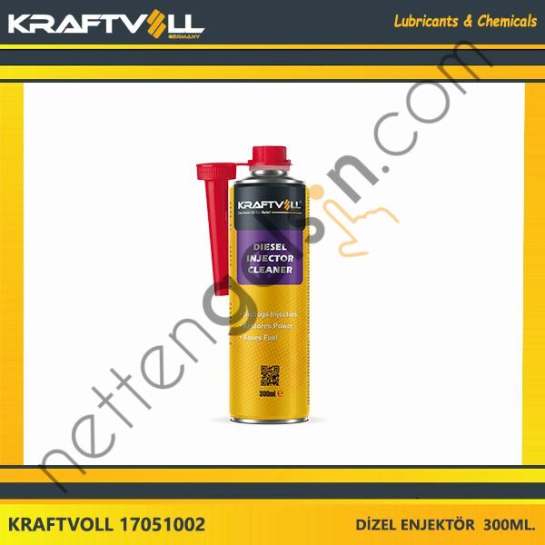 KRAFTVOLL 17051002 DIZEL ENJEKTOR TEMIZLEYICI YAKIT KATKISI 300ml  YAĞ & ANTİFİRİZ BİNEK ! YAKIT KATKISI