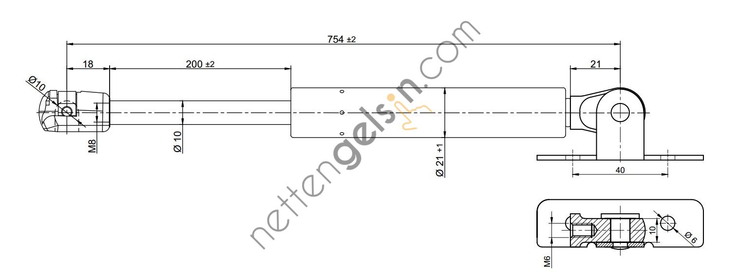 KRAFTVOLL 09010296 BAGAJ AMORTISORU SOL SAG PREGIO 95> 06  KIA BİNEK BAGAJ AMORTİSÖRÜ