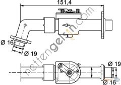 BEHR CV6000P KALORİFER MUSLUĞU VOLVO OTOMATİK >(CV6000P) 3093481 VOLVO