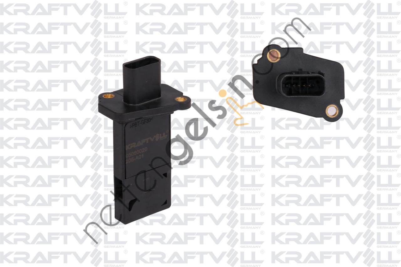 KRAFTVOLL 05060020 HAVA DEBIMETRE BOXER III- JUMPER III 22DT PUMA(2,2HDI 16V) DUCATO III 2,2JTD 100CV TRANSIT V347 2,2  FIAT BİNEK HAVA AKIŞMETRESİ