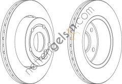 FERODO DDF873C ON FREN AYNASI RANGE ROVER II  LAND ROVER BİNEK FREN DİSKİ
