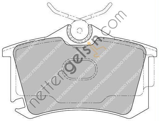 FERODO FDB1637 ARKA FREN BALATASI A3 1,6 1,6 FSI 1,9 TDI 2,0 FSI 2,0 TDI (05 &sol; 03 ) GOLF V 1,4 16V 1,4 FSI 1,6 FSI 161698451D (TRW GDB1578 EŞDEĞERİ) VW-AUDI-SEAT-SKODA BİNEK FREN BALATASI (ARKA)
