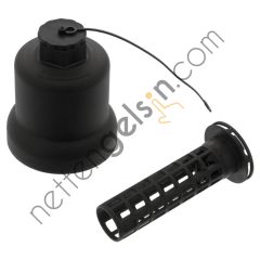 FEBI 49633 YAG FILTRE KAPAGI GOLF V JETTA PASSAT POLO A1 A3 A4 A6 TOURAN ALTEA LEON TOLEDO OCTAVIA 2.0TFSI 03>  VW-AUDI-SEAT-SKODA BİNEK YAĞ FİLTRE KAPAĞI