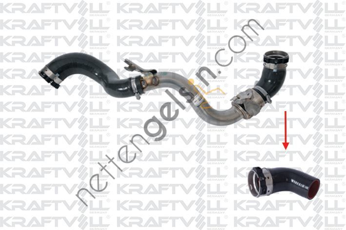 KRAFTVOLL 10032552 TURBO HORTUMU (KUCUK) RENAULT TRAFIC III 1.6 DCI OPEL VIVARO B 1.6 CDTI  RENAULT BİNEK TURBO HORTUMU