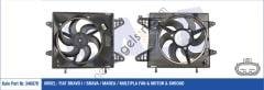 KALE 346970 FAN MOTORU DAVLUMBAZLI BRAVO BRAVA MAREA 1,2 / 1,4 / 1,6 16V 96>  FIAT BİNEK FAN MOTORU