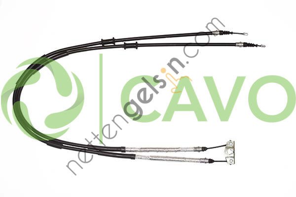 CAVO 5902 745 EL FREN TELI KOMPLE CORSA E 15>  OPEL BİNEK EL FREN HALATI