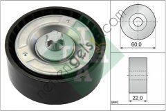 INA 532079810 KAYIS GERGI RULMANI X156 13> W176 12>18 W246 11>18 C117 13>19  MERCEDES BİNEK ALTERNATÖR GERGİ RULMANI
