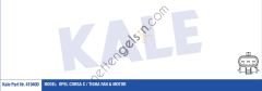 KALE 419400 KLIMA FAN MOTORU (DAVLUMBAZSIZ) CORSA C Z13DT  OPEL BİNEK KALORİFER MOTORU