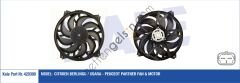 KALE 420300 FAN MOTORU PARTNER II-BERLINGO II 1,8D/2,0HDI XSARA II 1,4HDI /1,6 16V OTOMATIK KLIMASIZ 350W  PEUGEOT-CITROEN BİNEK FAN MOTORU