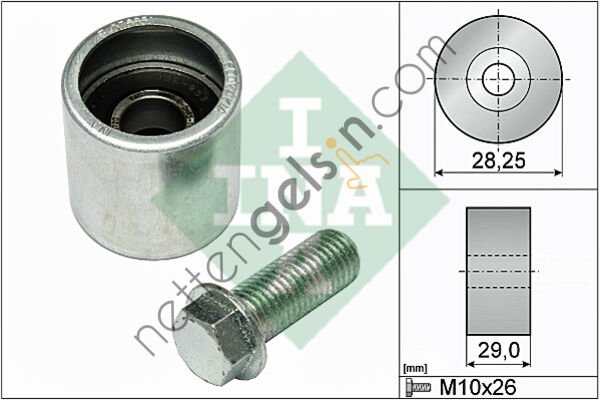 INA 532071410 V KAYIS GERGI RULMANI  VW-AUDI-SEAT-SKODA BİNEK TRIGER KAYIS GERGISI