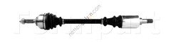 FORMPART 13380009/S AKS SOL KOMPLE C3 C3 II C2 (DIS FREZE 21 IC FREZE 22 BOY:841MM) TU3JP TU3A (1,4 8V) / (CT 8 890)  PEUGEOT-CITROEN BİNEK AKS MİLİ