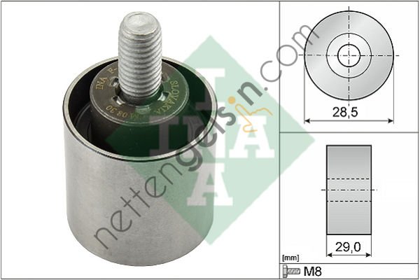INA 532066110 ALTERNATOR GERGI RULMANI INSIGNIA A - INSIGNIA B 2.0 CDTI 16> SAAB 9-5 (YS3G) 2.0 TTİD 10>12  OPEL BİNEK TRIGER KAYIS GERGISI