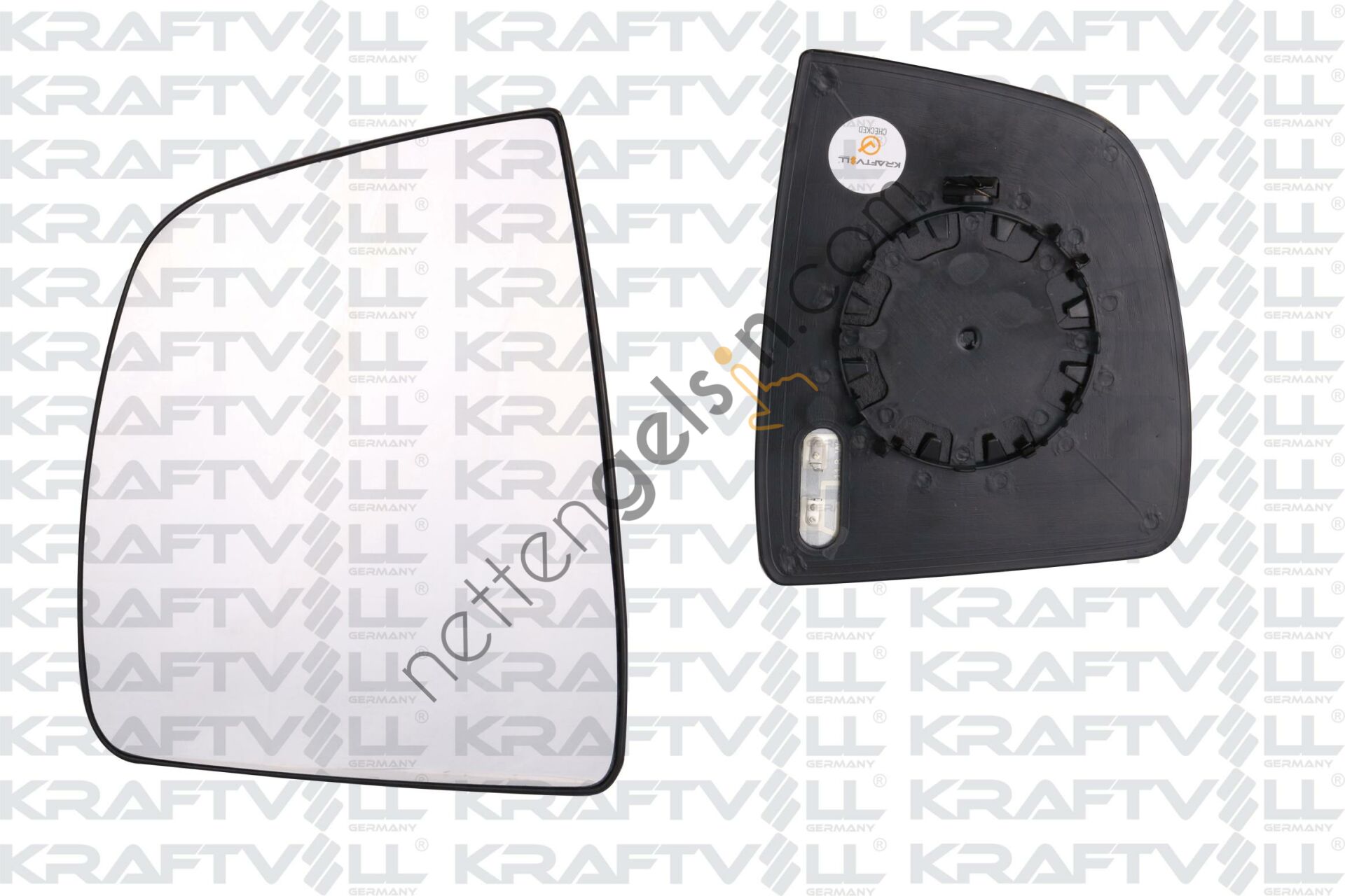 KRAFTVOLL 09080089 DIS DIKIZ AYNASI CAMI SOL ISITMALI COMBO 12->  OPEL BİNEK DIKIZ AYNA CAMI
