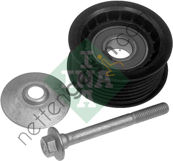 INA 532062510 KAYIS GERGI RULMANI (KANALLI) W211 03>08 W220 00>05 W163 01>05 W463 00> 628 202 00 19  (SWAG 10937699 EŞDEĞERİ) MERCEDES BİNEK V KAYIŞ GERGİ RULMANI