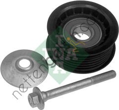 INA 532062510 KAYIS GERGI RULMANI (KANALLI) W211 03>08 W220 00>05 W163 01>05 W463 00> 628 202 00 19  (SWAG 10937699 EŞDEĞERİ) MERCEDES BİNEK V KAYIŞ GERGİ RULMANI