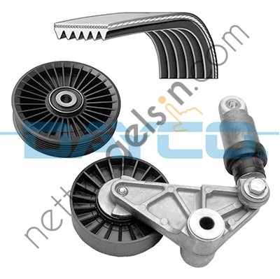 DAYCO KPV331 KANALLI KAYIS SETI OPEL ASTRA G 2.0DI 98 05  OPEL BİNEK V KAYIS GERGI SETI