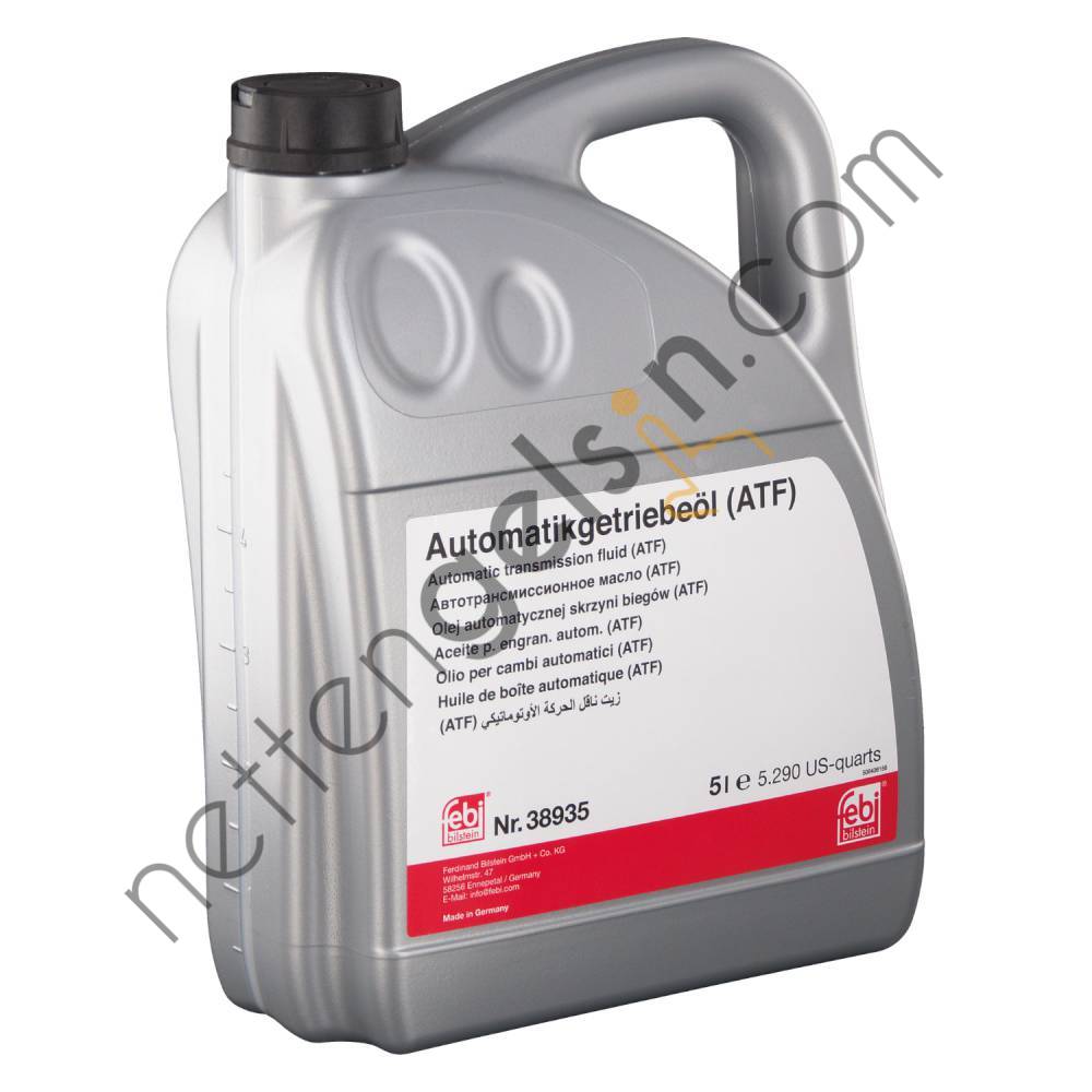 FEBI 38935 OTOMATIK SANZIMAN YAGI, ATF, 5Lt.x4 SARI  VW-AUDI-SEAT-SKODA BİNEK ! ATF