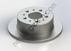 KRAFTVOLL 07040118 ARKA FREN AYNASI DUCATO BOXER JUMPER 2,0 / 2,0JTD / 2,3JTD / 2,8JTD 01 06  FIAT BİNEK FREN DİSKİ