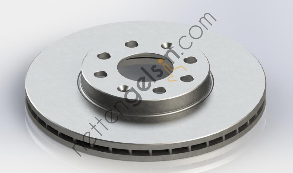 KRAFTVOLL 07040115 ON FREN AYNASI HAVALI GRANDE PUNTO 199 1,2 / 1,3 MULTIJET / 1,4 / 1,4 16V 10 / 05> CORSA D CELIK JANT ICIN  FIAT BİNEK FREN DİSKİ