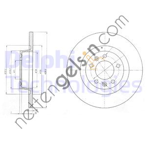 DELPHI BG4085 ARKA FREN DISK AYNASI EXPERT TEPEE SCUDO III JUMPY III EXPERT III 1,6HDI 90 / 2,0HDI 120 / 2,0HDI 140 / 2,0HDI 165 / 2,0I 01 / 07>  PEUGEOT-CITROEN BİNEK FREN DİSKİ