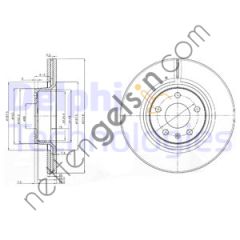 DELPHI BG3942 ON FREN AYNASI HAVALI A6 2,0TDI / 2,0TFSI / 2,4 / 2,4 QUATTRO / 2,7TDI / 2,7TDI 07 / 04>  VW-AUDI-SEAT-SKODA BİNEK FREN DİSKİ