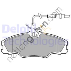 DELPHI LP985 ON FREN BALATASI P406 P406 YM 1,6 1,8 16V 1,8 8V 1,9TD ESTATE 1,8 16V 1,9 TD (FISLI)  PEUGEOT-CITROEN BİNEK FREN BALATASI