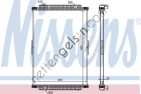 NISSENS 63787A RADYATÖR RVI PREMIUM 420 > 5010 315 842 RENAULT