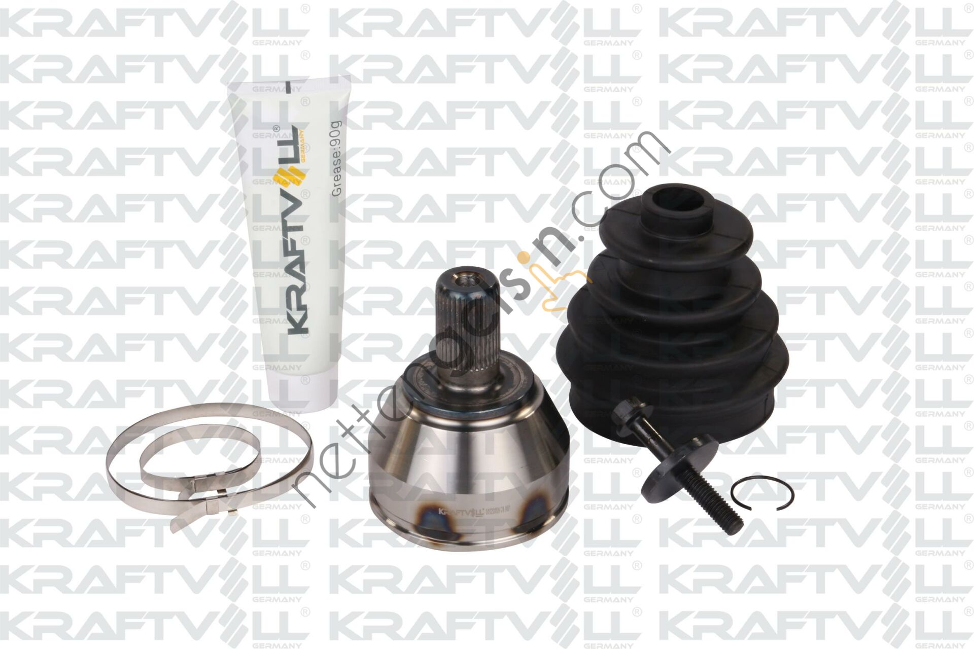 KRAFTVOLL 01020109 AKS KAFASI TAMIR TAKIMI DIS FOCUS II 1,6TDCI / 2,0TDCI C MAX 1,6TDCI / 1,8 16V (DIS FREZE :36, TEKER TARAFI IC FREZE:26, CONTA CAPI :56,3, UZUNLUK:109MM)  FORD BİNEK AKS KAFASI