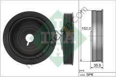 INA 544005410 KRANK KASNAGI CLIO II KANGOO I III MEGANE II SYMBOL FLUENCE 1,4 16V &sol; 1,6 16V &sol; 1,5DCI K9K K4M  RENAULT BİNEK KRANK KASANAĞI