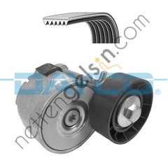 DAYCO KPV110 ALTERNATOR+VAKUM+KLIMA KAYIS RULMAN KITI DOBLO ALBEA IDEA PUNTO PANDA 1,3 16V JTD  FIAT BİNEK V KAYIS GERGI SETI