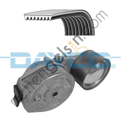 DAYCO KPV135HD KANALLI KAYISE SETI VOLVO FH400 FH460 FH480 05  FIAT BİNEK V KAYIS GERGI SETI