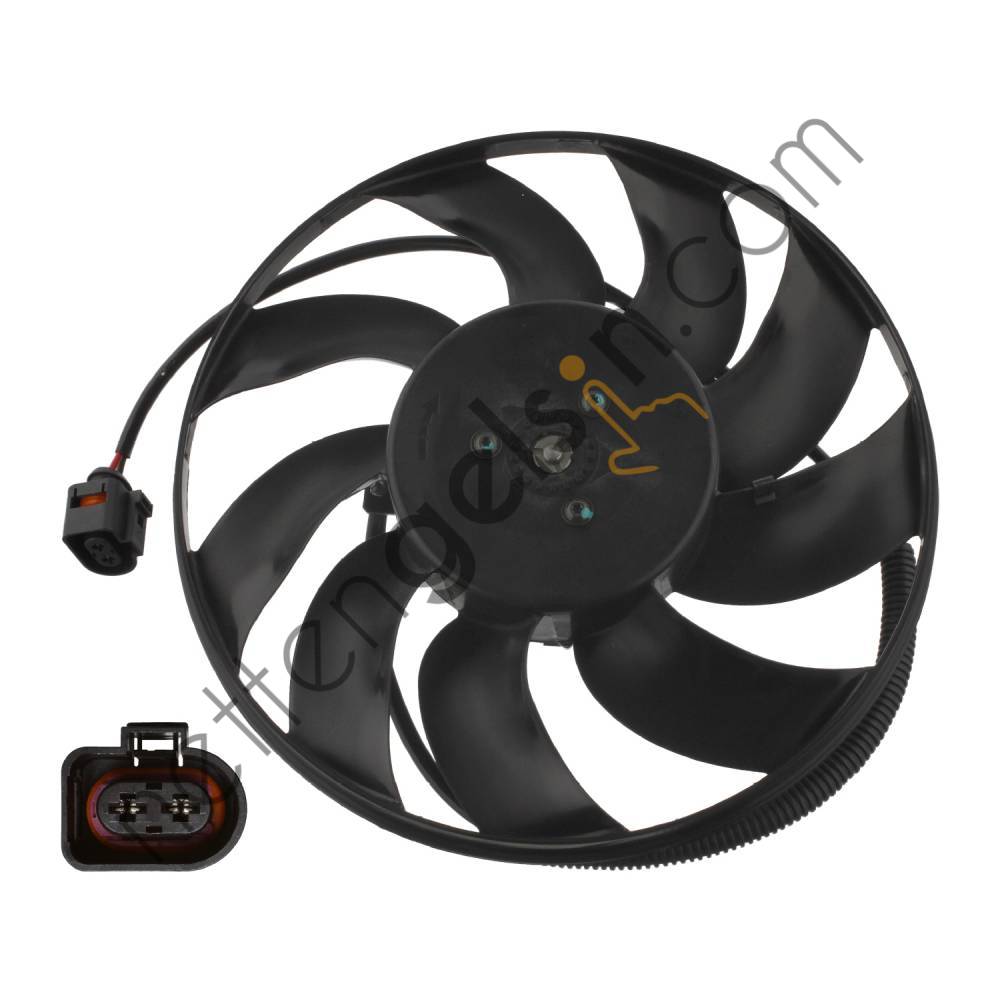 FEBI 40637 FAN MOTORU DAVLUMBAZLI (KUCUK OLAN 300W 290mm) TRANSPORTER T5 1.9 AXA AXB AXC 03>09  VW-AUDI-SEAT-SKODA BİNEK FAN MOTORU