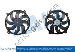 KALE 347215 FAN MOTORU C4 C4 PICASSO C4 (B7) DS4 DS5 P307 YM PARTNER TEPE BERLINGO III P308 P3008 P5008 RCZ 1,6HD  PEUGEOT-CITROEN BİNEK FAN MOTORU