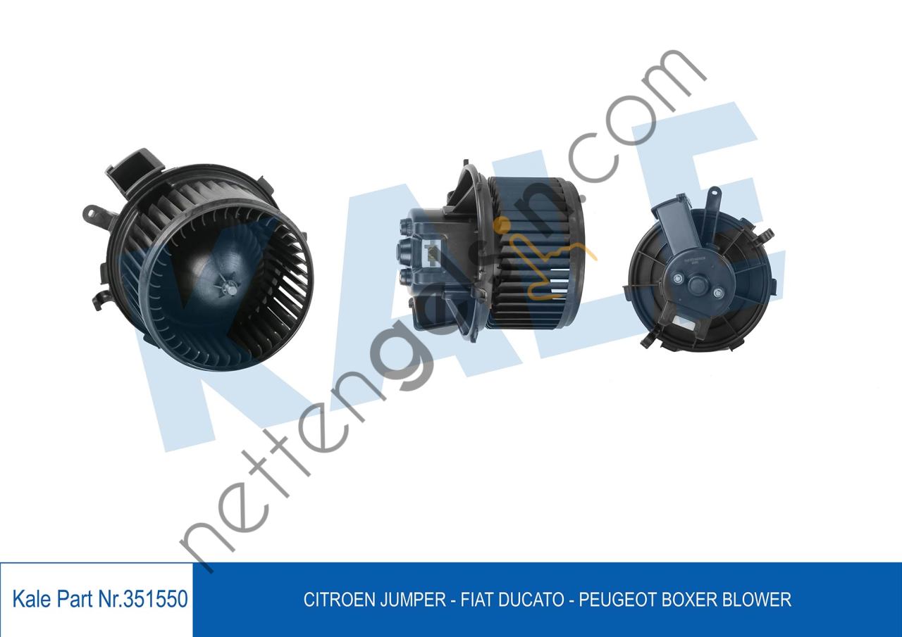 KALE 351550 KALORIFER MOTOR BOXER- JUMPER-DUCATO 06->  FIAT BİNEK KALORİFER MOTORU