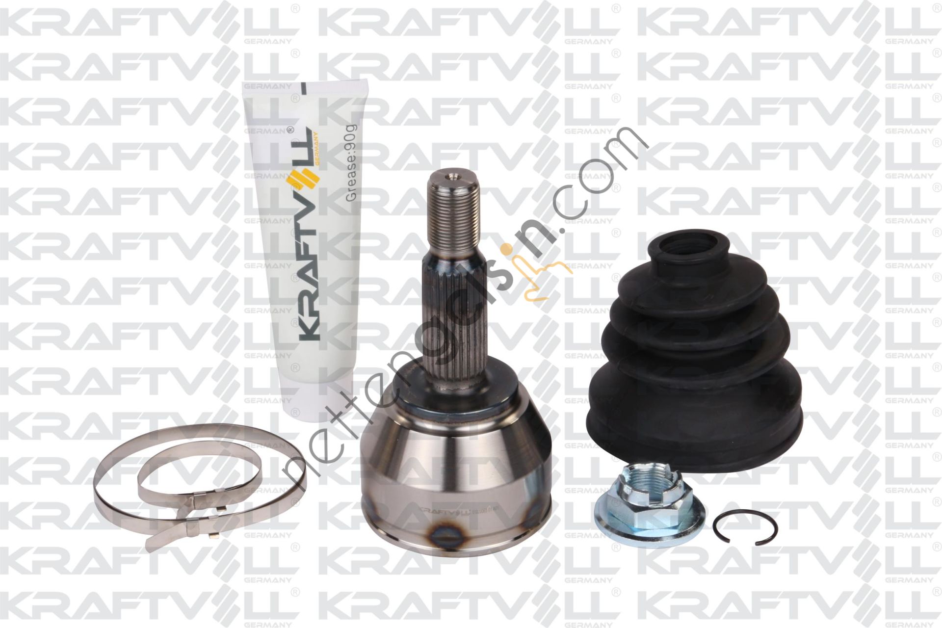 KRAFTVOLL 01020065 AKS KAFASI DIS (SAG &sol; SOL) CONNECT 1,8TDCI 75PS 02>13 (DIS FREZE:25, TEK,TRAFI IC FREZE:24, CONTA CAPI:53,5, BOY:156,5MM)  FORD BİNEK AKS KAFASI