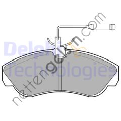 DELPHI LP878 ON FREN BALATASI BOXER DUCATO JUMPER 94 02 FISLI  FIAT BİNEK FREN BALATASI