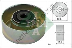 INA 532021410 V KAYIS AVARE (ALTERNATOR) RULMANI P206 XSARA II XSARA PICASSO TU MOTOR ENJEKSIYONLU KLIMALI OLCU: (10*70*27)  PEUGEOT-CITROEN BİNEK ALTERNATÖR GERGİ RULMANI